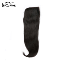 100 Percent Human Hair  Straight Brazilian Closure